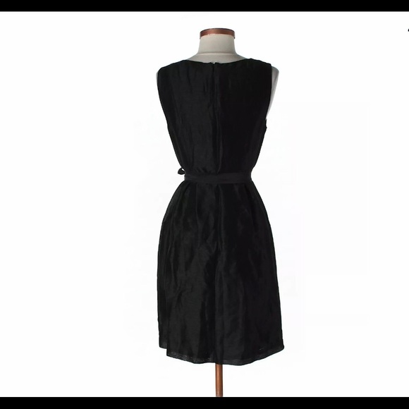 BLHDN Anthropologie Black Starburst Dress Silk - Picture 4 of 5